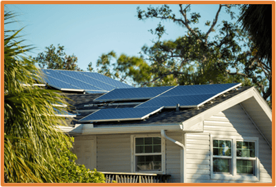 Solar panels installed on a residential home, representing green energy upgrades that may qualify for expiring tax credits under new tax law changes.